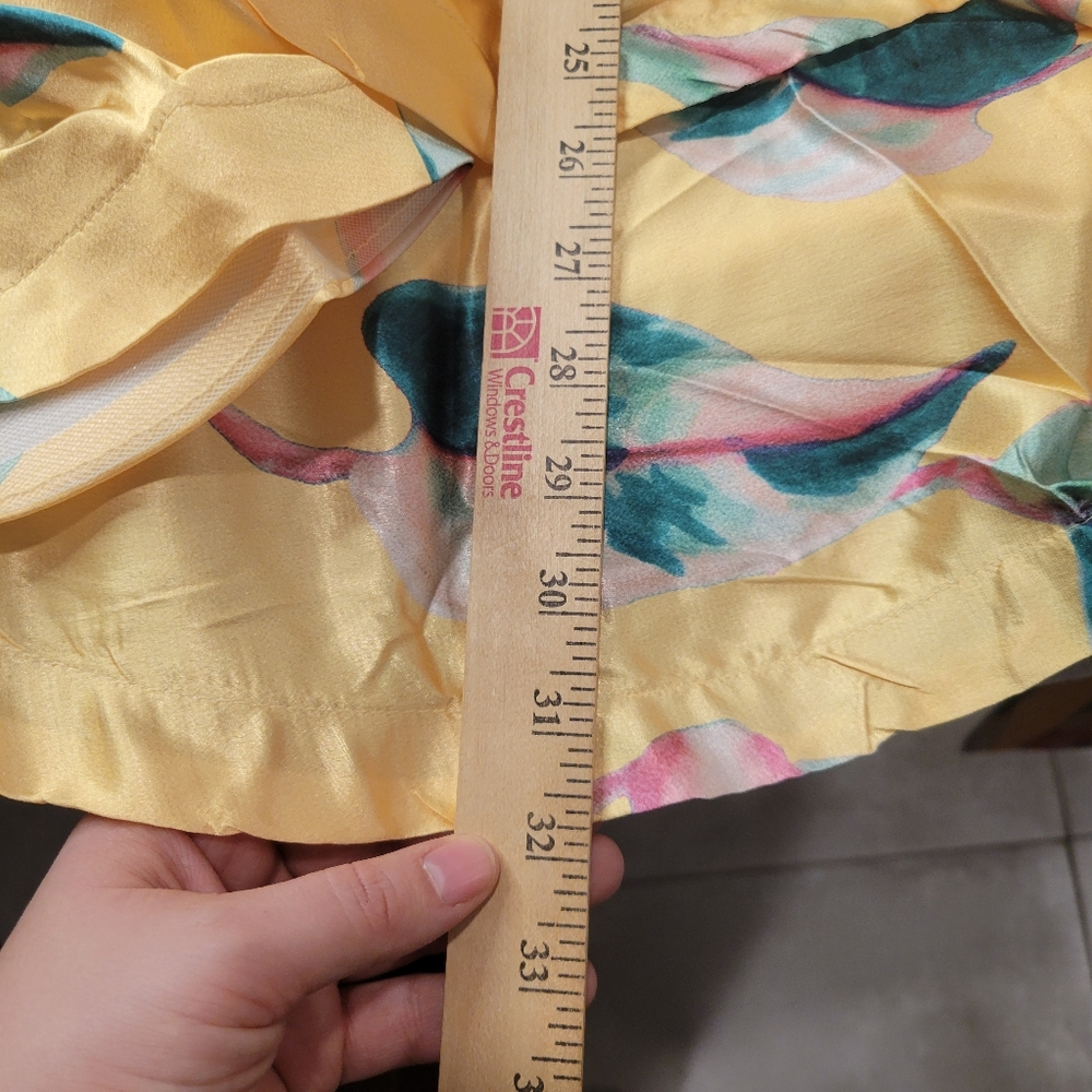 Luxxel Yellow Floral Mini Dress - Picture 7 of 11